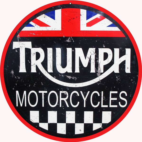 Reproduction Triumph Motorcycles Sign