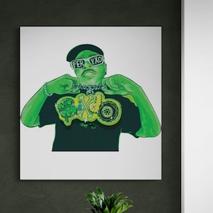 Feid Album Cover| SIXDO| Canvas Wall Art| Living Room Hanging| Ferxxo Wall Art