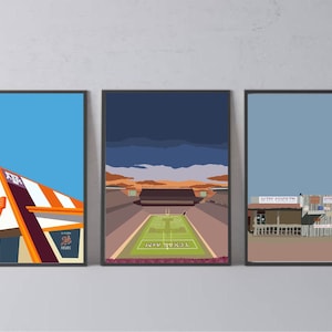 3 Texas A&M Posters / Digital Prints / Dorm Room Art/ Aggie Art -( Whataburger, Kyle Field, The Dixie Chicken )