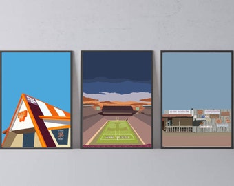 3 Texas A&M Posters / Digital Prints / Dorm Room Art/ Aggie Art -( Whataburger, Kyle Field, The Dixie Chicken )