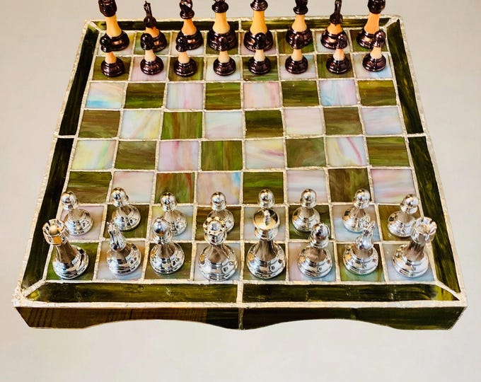 Stained Glass Chessboard – 20x20