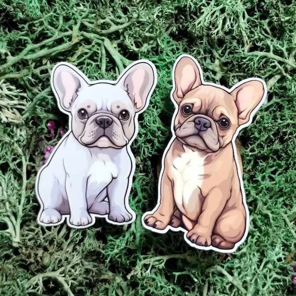 French Bulldog Stickers, Frenchie Puppy