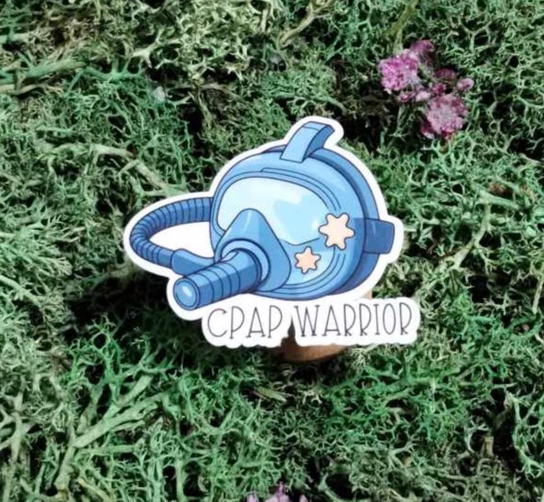 CPAP Warrior Mask Vinyl Sticker: Sleep Apnea Support - Etsy