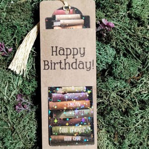 Segnalibro personalizzato con nappa e fiore di girasole - Segnalibro con nome personalizzato immagine 8