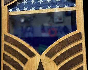 Build Plans for a Military Rank Shadow Box With Free Template - Etsy