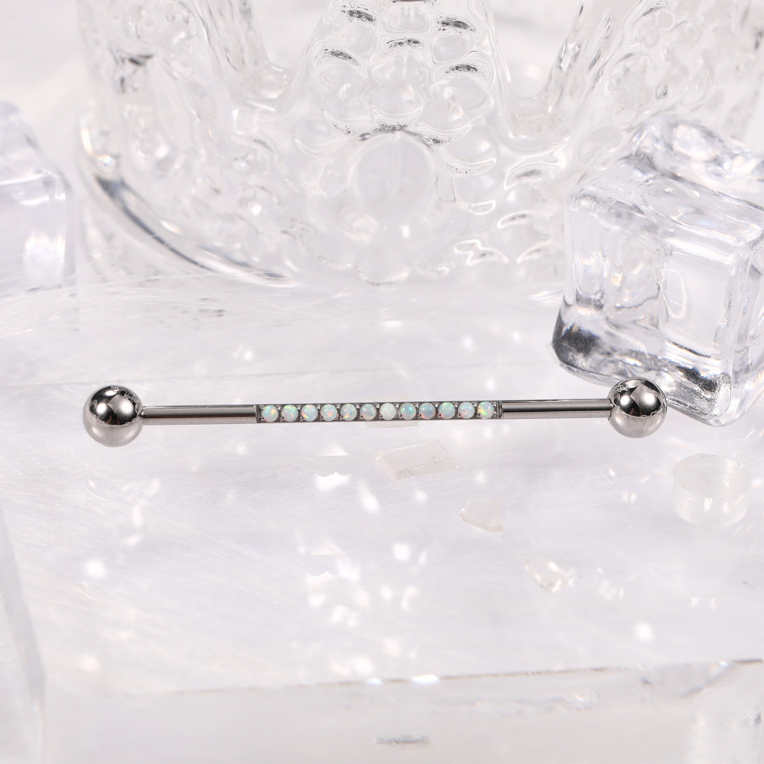 Industrial Bar Industrial Piercing Jewelry 14G Industrial Barbell — free download