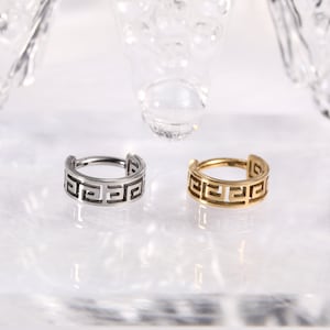 Cartilage Earring Hoop 316L Surgical Steel Daith Helix Conch Earrings Tragus Rook Earrings wall Septum Jewelry Seamless Clicker