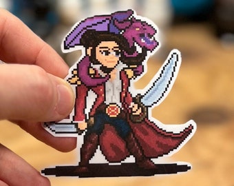 Kate (Kitty) Pryde X-men Pixel Art Vinyl StickerDecal, Laptop, Phone, Comic, Hero, Notebook, Mutant, Cool, Unique, Trendy, Game Art