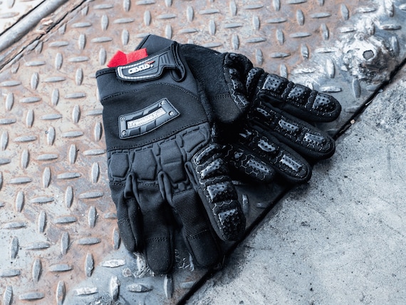 Tactical Techwear Anti Vibration Work Gloves for Construction