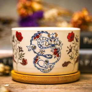 Year of The Dragon Ceramic Succulent Planter, Succulent Gift, Cactus Planter, Housewarming Gift, Home Décor, Birthday Gift, Holiday Gift