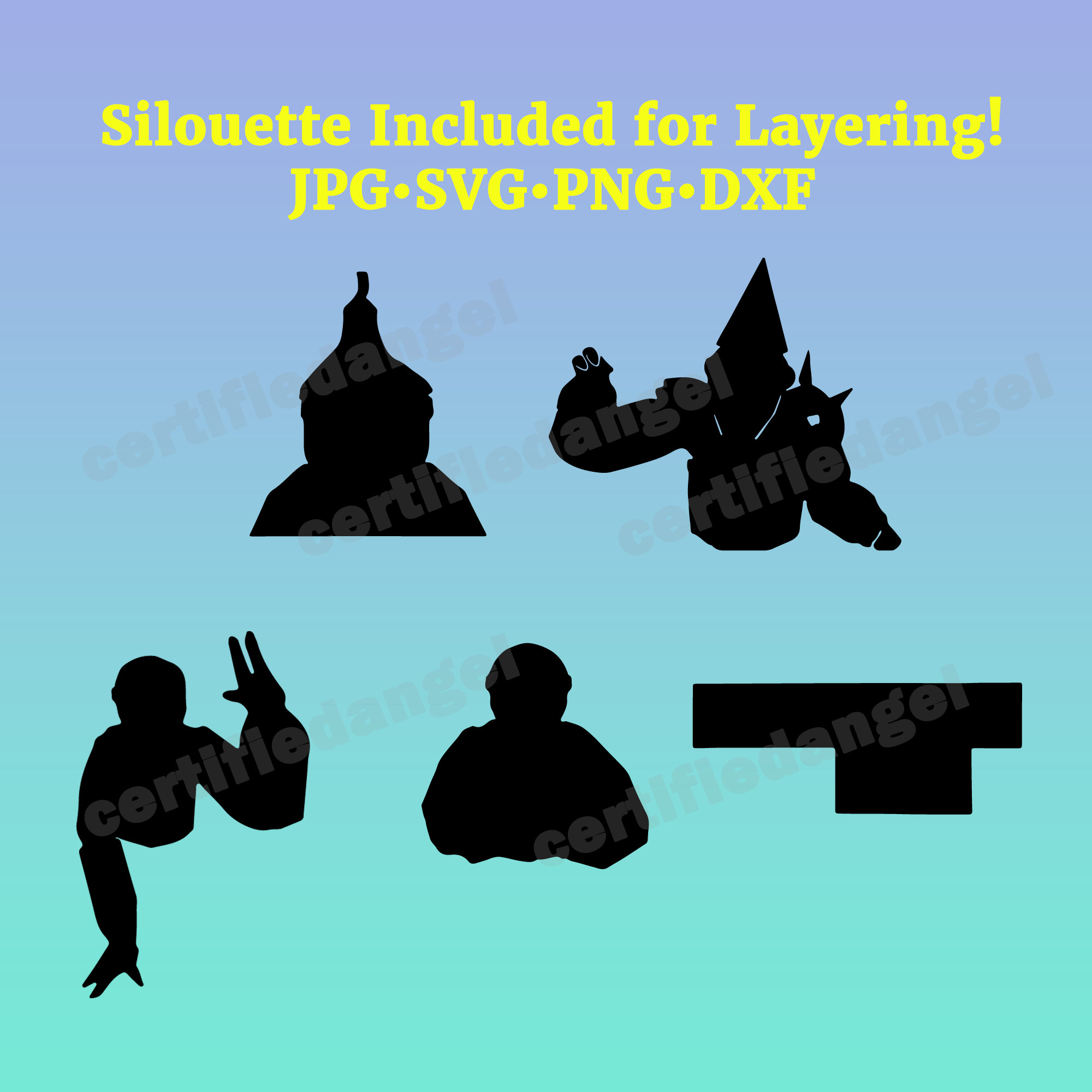 Gorilla Tag Character Cricut Bundle Gorilla Tag Vector Art SVG Layered  Files Eps Silhouette Files Cut Files for Cricut Gorilla VR SVG 