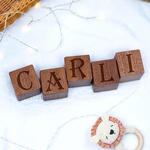 Wooden Personalized Name Blocks, Baby Gifts, Birthday Gifts, Log Blocks, Wooden Blocks, Baby Shower Gifts, Alphabet Blocks