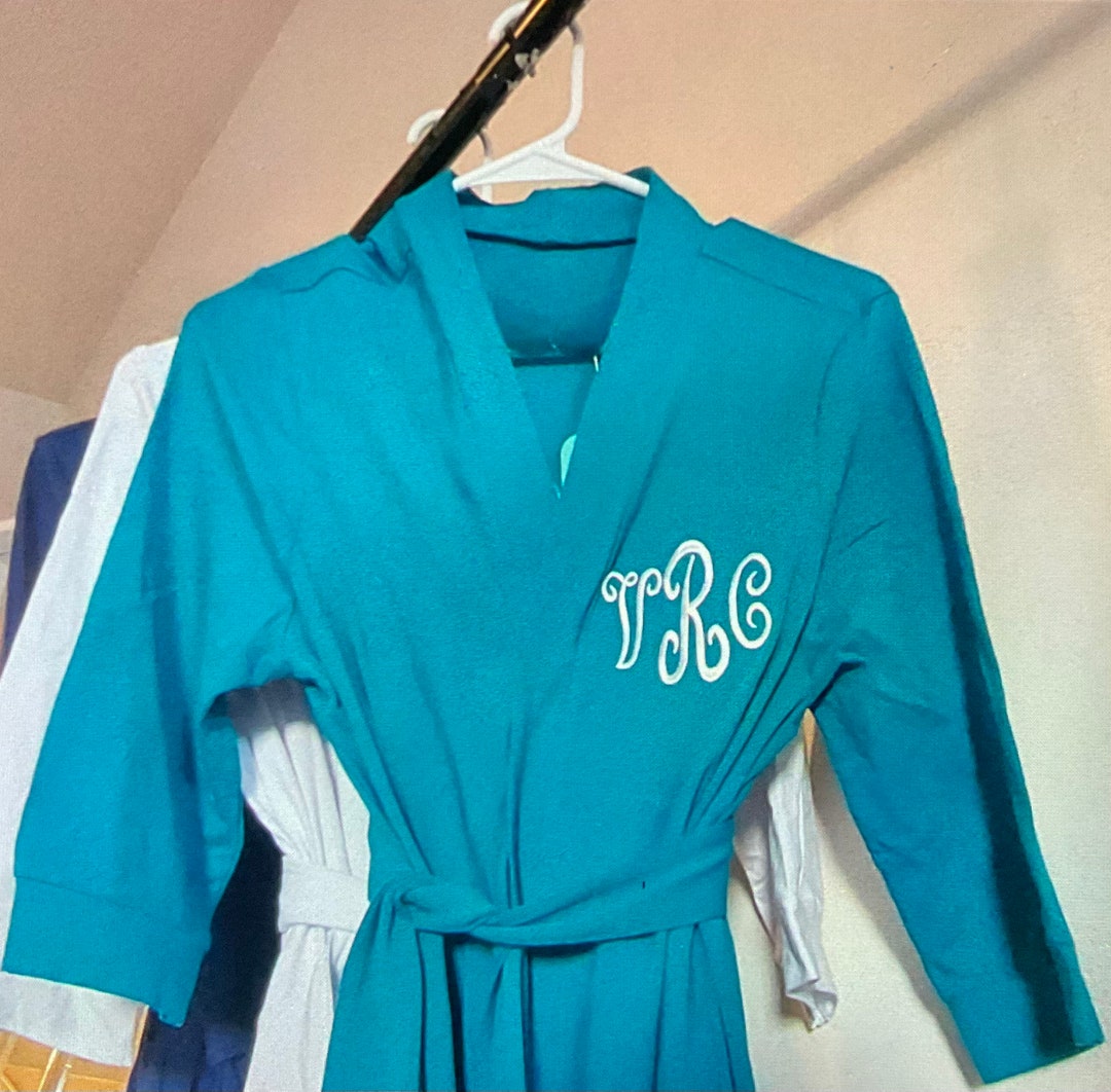 Personalized Women's Waffle Robe, Monogrammed Cozy Robe Holiday Gift ...