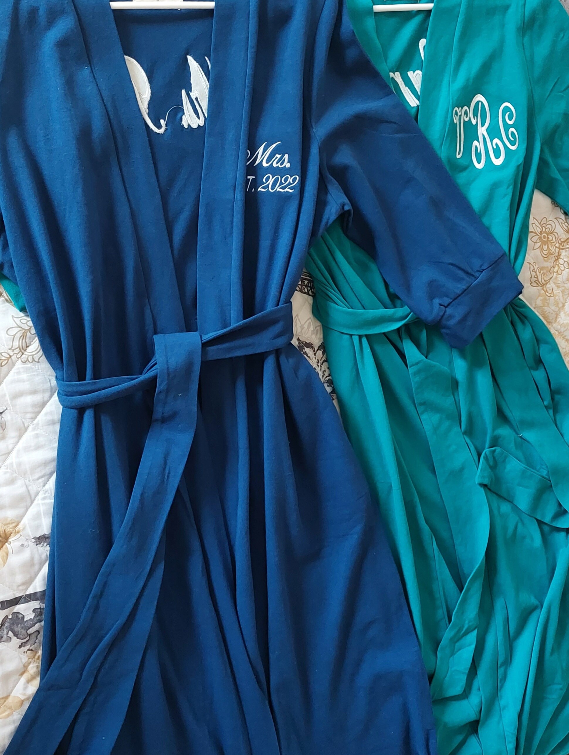 Robe for Women Long Cotton Robes for Bridesmaids Etsy