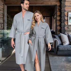 Matching dressing gowns for couples sale