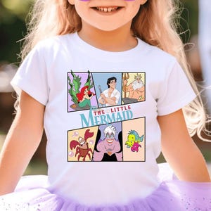 The Little Mermaid Shirt, Kids Disney Shirt, Ariel shirt, Disney Princess Kids Tee, Girls Mermaid, Disneyland, Disney Trip, Magic Kingdom