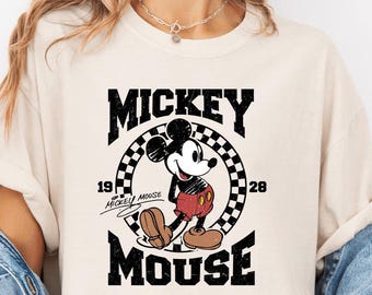 Vintage Mickey Mouse Comfort Colors T-Shirt, Retro Disney Tee