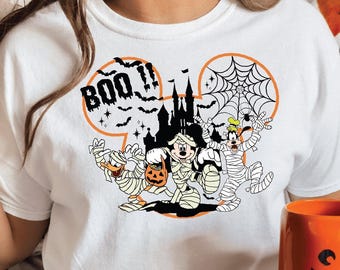 Disney Halloween Mummy Shirt, Spooky Castle Ghost Tee