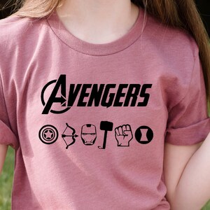 T-shirt Avengers Assemble Taille XXXL - Noir, Manches Courtes, Neuf Sans étiquette