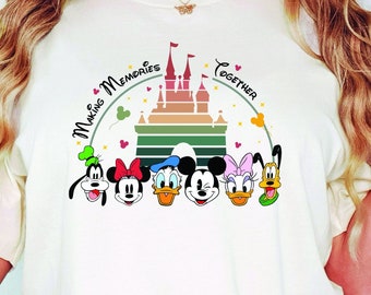 Disney Making Memories Together Shirt, Disney Family Matching Shirt, Disneyland, Disney Custom Shirt, Disney Trip shirt, Disney Castle Tee