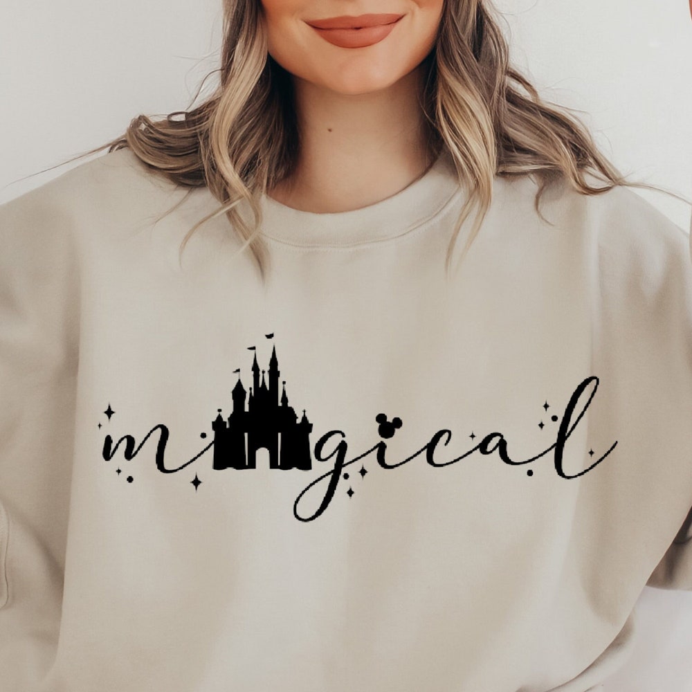 Disney Magical Sweatshirt, Disney Sweatshirt, Mickey Sweatshirt, Disneyworld Sweatshirt, Oversized Sweatshirts, Magical Sweatshirt Shirttrend