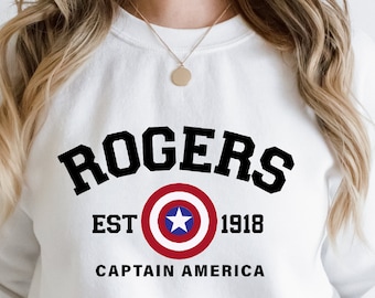 Rogers 1918 Sweatshirt, Rogers Sweatshirt, Winter soldier sweatshirt, Rogers 1918 Sweatshirt, Winter Soldier Sweater, Captain America Shirt