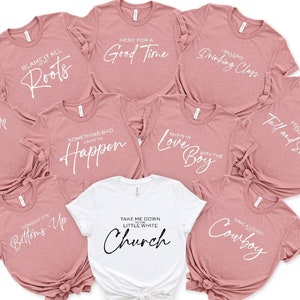 Country Music Themed Bachelorette Party Shirt, Nashville Bridal Party, Bridal Party Shirt, Funny Bachelorette, Bachelorette Party, Nash Bash