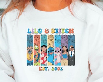 Lilo and Stitch Sweatshirt, Disneyland Family Matching Shirt, Disney Trip tee