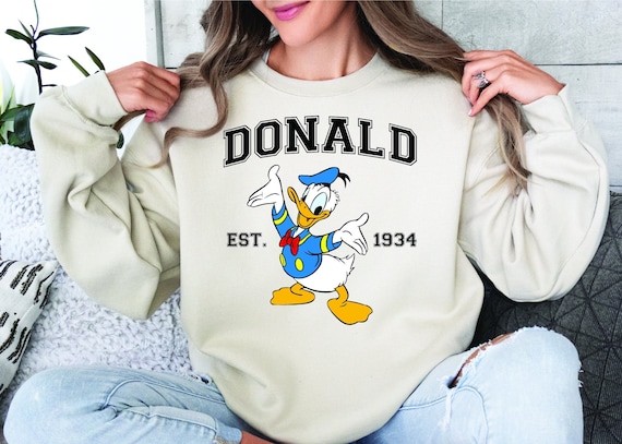 Donald Duck Sweatshirt, Disney Sweatshirt, Donald Duck Shirt, Disneyland Shirt, Donald Duck Gift Tee, Disneyland Shirt, Disney Family Shirt