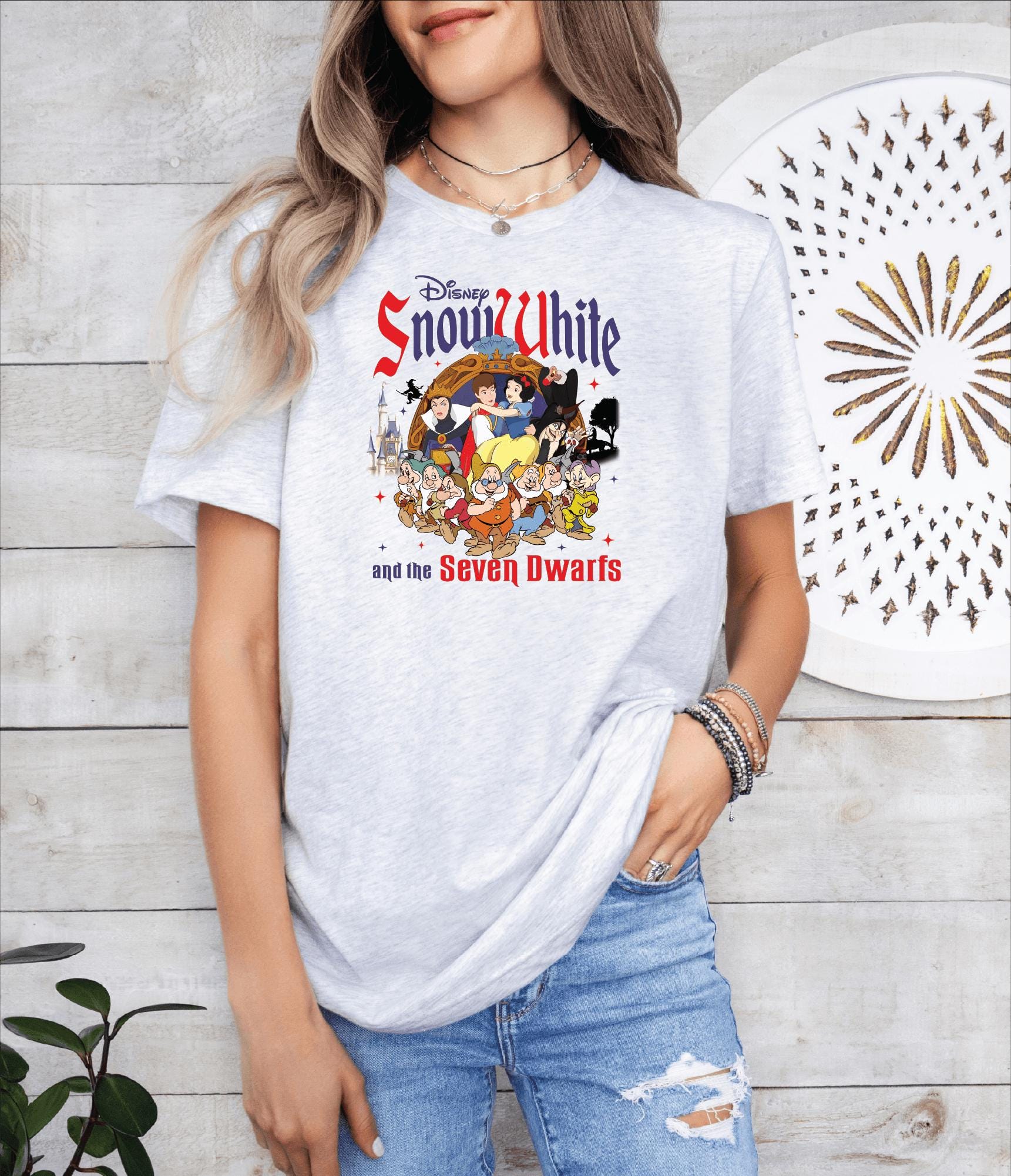 Disney Snow White and the Seven Dwarfs Shirt, Snow White Princess ...