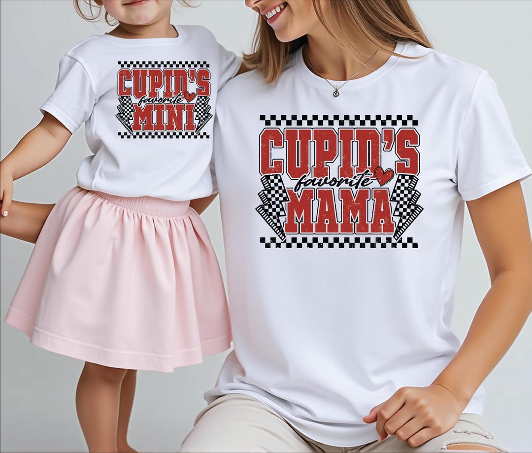 Cupid’s Favorite Mama and Mini Matching Shirts, Valentine’s Day Mommy ...