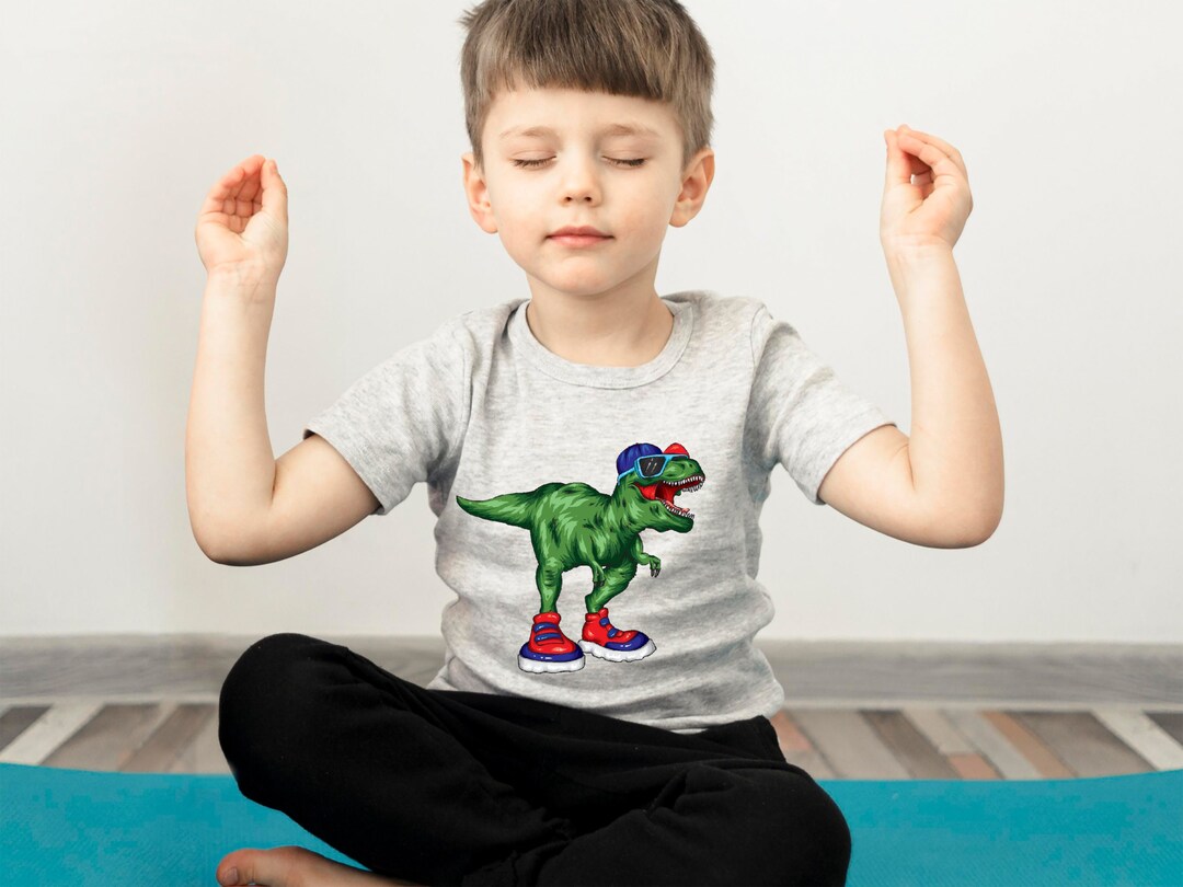 Boys Trex Dinosaur Shirt, Cute Dinosaur, Kids Dinosaur Shirt, Funny