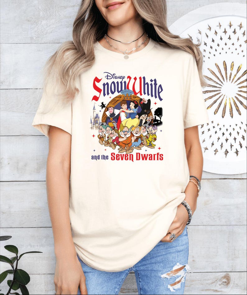 Disney Snow White and the Seven Dwarfs Shirt, Snow White Princess ...