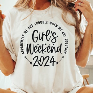 Custom Girls Weekend 2025 Shirt, Girls Trip Shirt, Besties Trip Shirt, Girls Travel Tee, Girls Vacation, Best Friends Tee, Travel Group Tees