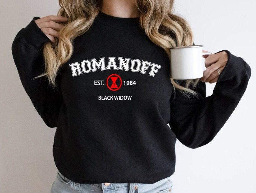 Black Widow Sweatshirt, Romanoff Sweatshirt, Natasha Romanoff Shirt