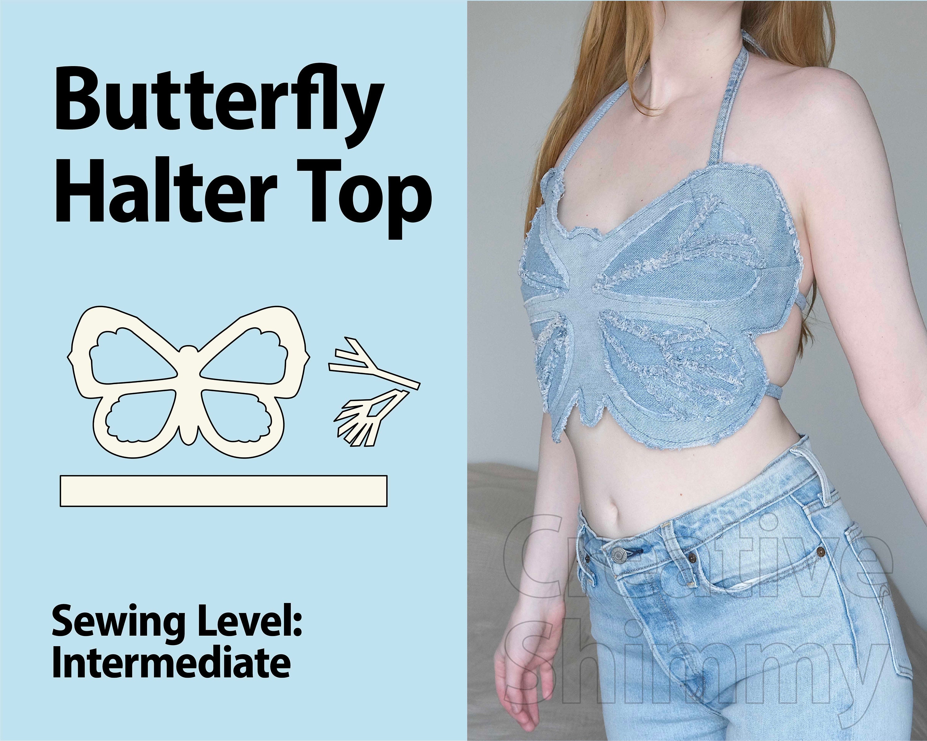 Upcycled Halter Top - Etsy