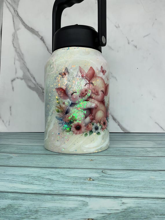 Piglets 64 oz Water Bottle