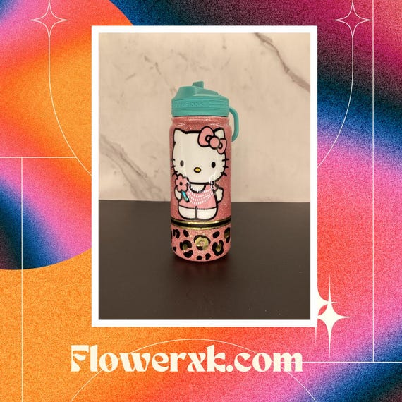 Kitty 16oz spill proof water bottle