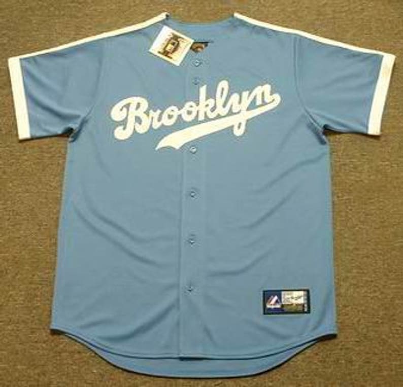 Jackie Robinson Brooklyn Dodgers Baseball Throwback Jersey Etsy