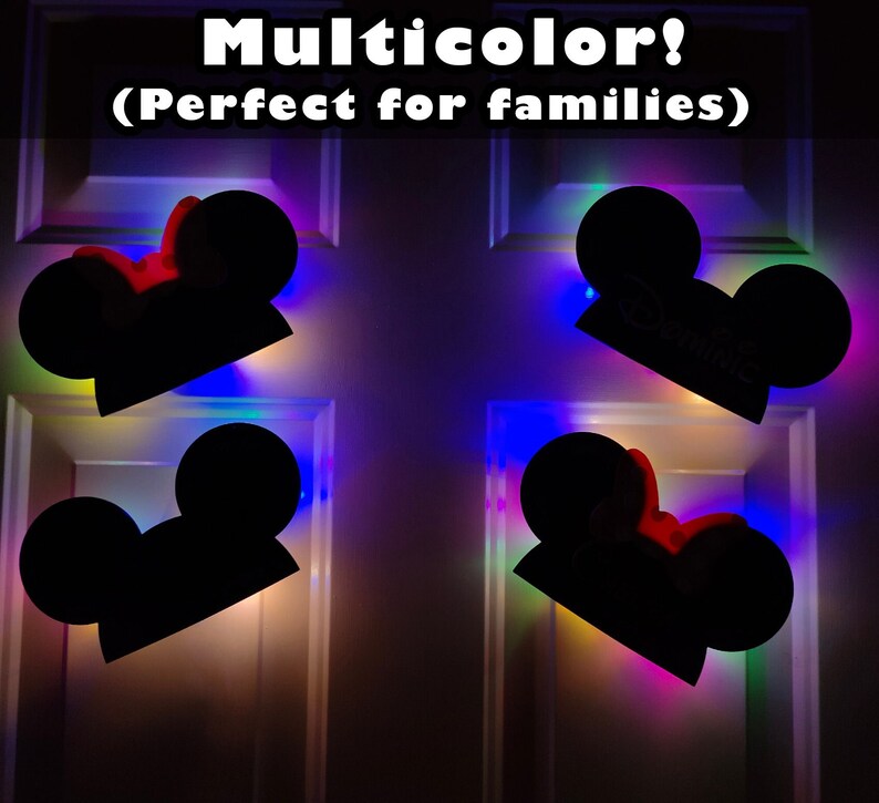 3D Printed Light up Disney Inspired / Multicolor / Fairy Lights