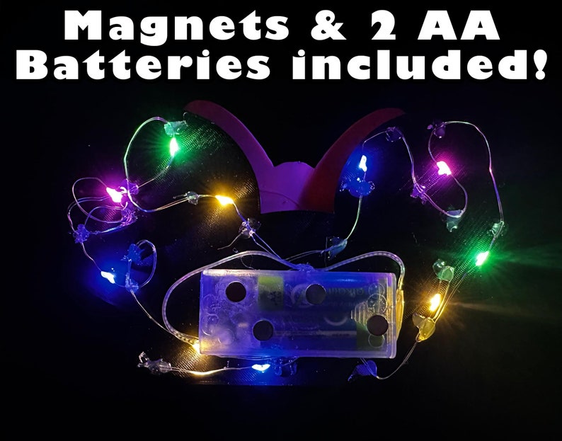 3D Printed Light up Disney Inspired / Multicolor / Fairy Lights