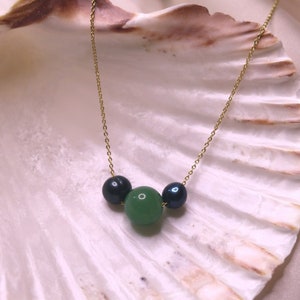 Black Pearl Necklace | 14K Gold plated | Timeless Necklace For Her | Handcrafted In Hawaii