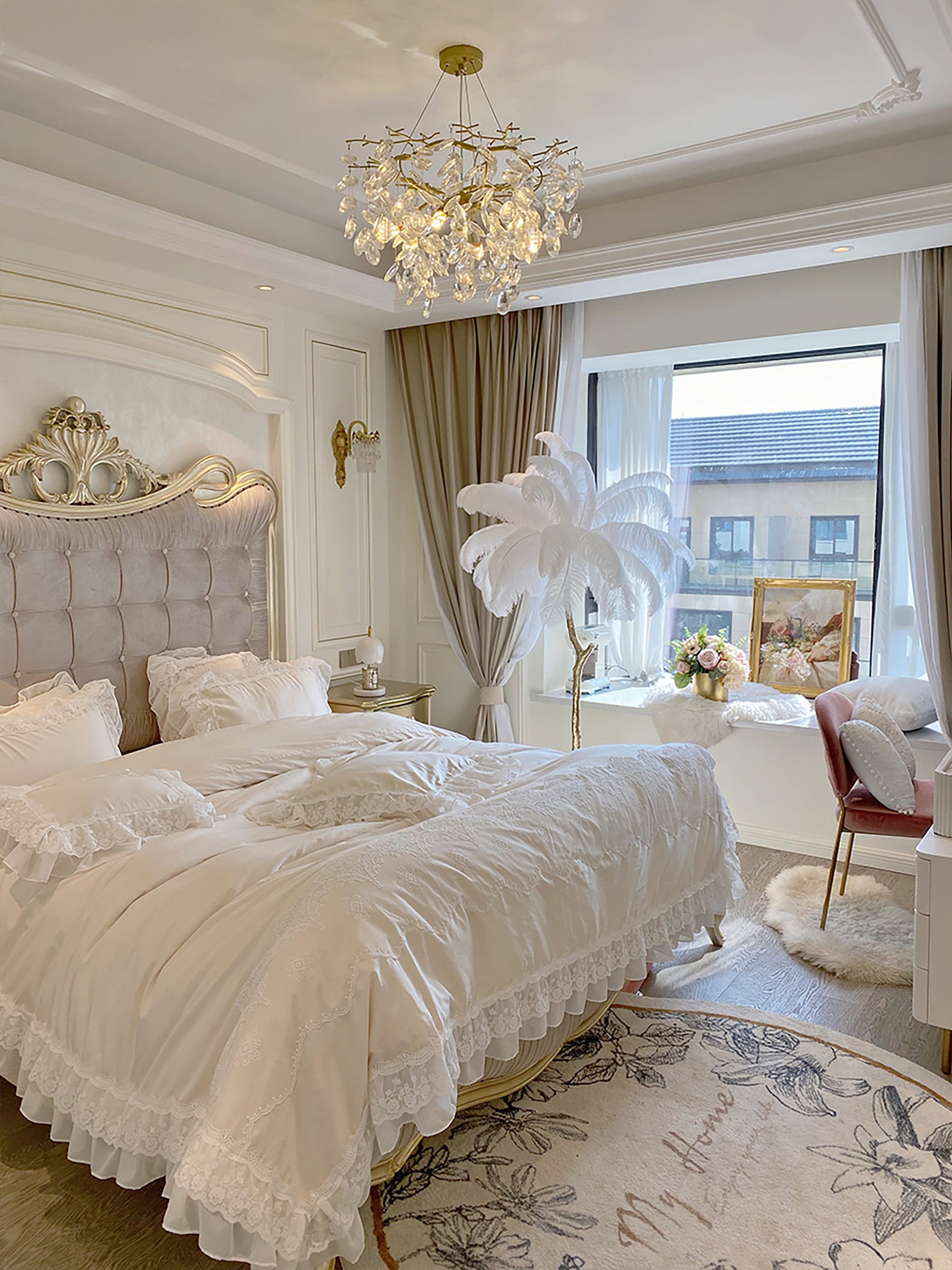 White Lace Duvet Cover Set Floral Embroidered Duvet Cover Etsy