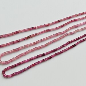 16 Inches Ruby Glass Filled Smooth Tyre Natural Gemstone Beads | Ruby Glass Filled for Jewelry Making | Gemstone Supplies