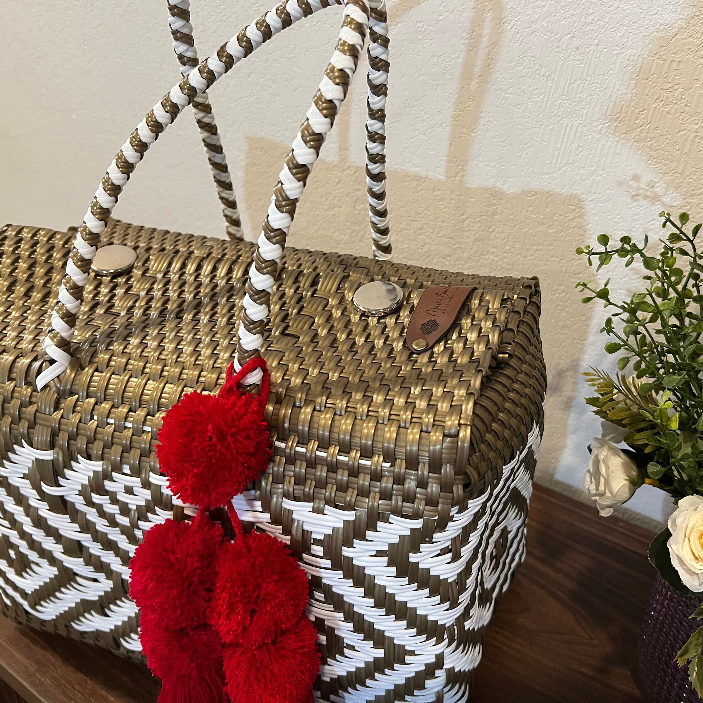 Bolsas Artesanales Mexicanas Bolsas Chiapanecas Modernas Bolsa De Plástico  Hecha A Mano, Bolso De Bolsas Tejidas A Mano Por Artesanos Monederos Linda