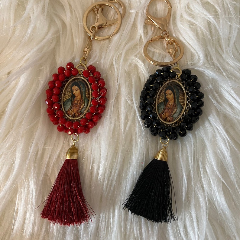 2 pack keychains. Our lady of Guadalupe and San Judas Tadeo key chain. Guadalupe