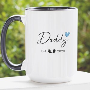 Our First Father&#39;s Day Mug, New Dad Father&#39;s Day Gifts, Personalized Fathers Day Gift from Daughter from Son from Kids from Wife, To Be Dad