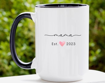Custom Mama Mug, Personalized Gift for Mom, Custom Mug for Mom, To be Mama Gift, Future Mom Gift, Personalized New Mom Mug, Pregnancy Gift