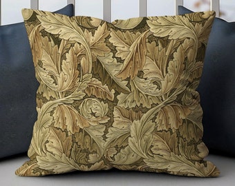 William Morris Pillow, William Morris Acanthus Pattern Cushion Cover, Art Nouveau Pillow Case, Vintage Cover, Ancient Decorative Pillowcase