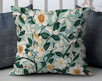 William Morris Pillow, William Morris Cotton Floral Pattern Cushion, Art Nouveau Pillow Case, Vintage Cover, Ancient Decorative Pillowcase
